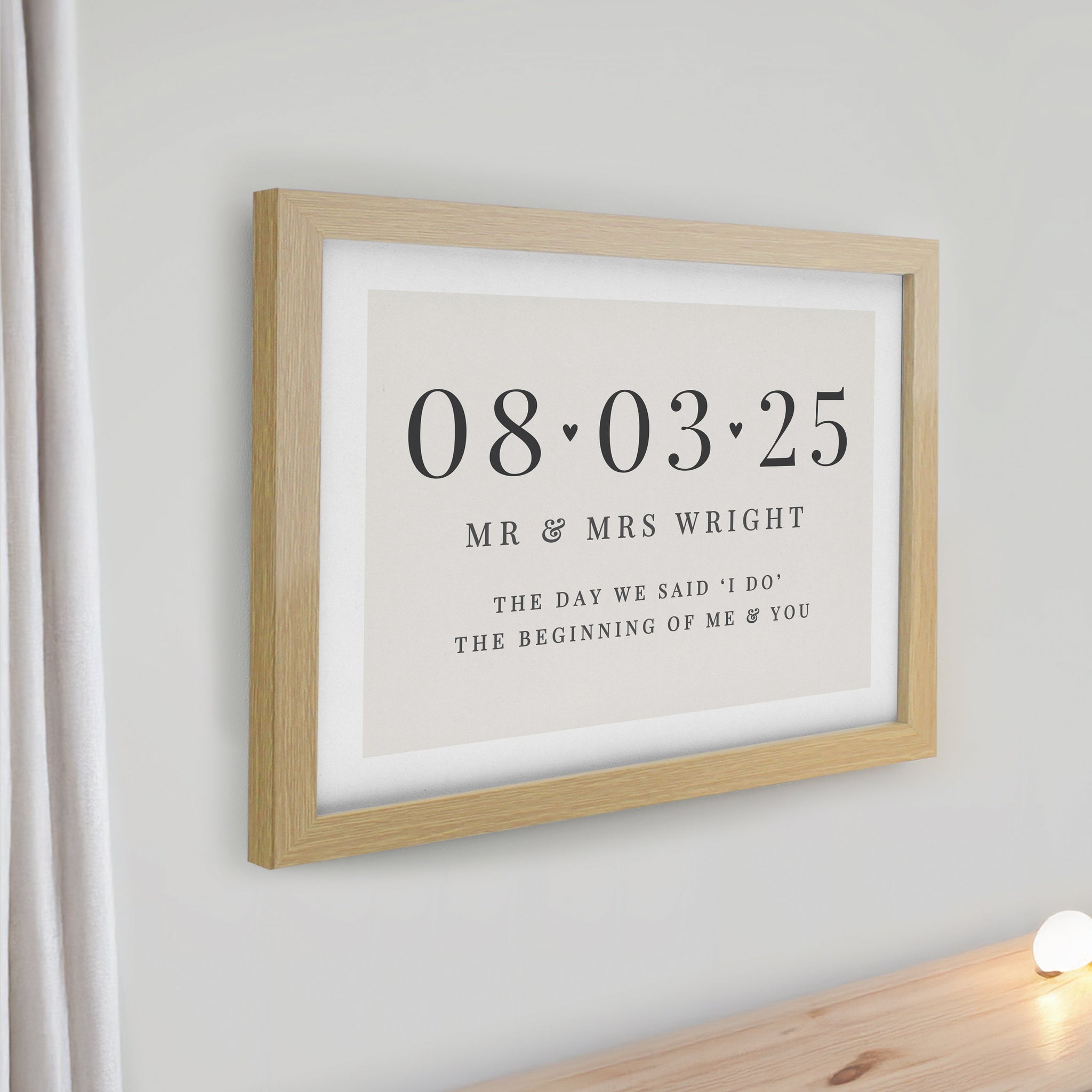 Personalised Special Date Framed Prints: 4 - Framed Prints By Gift Moments