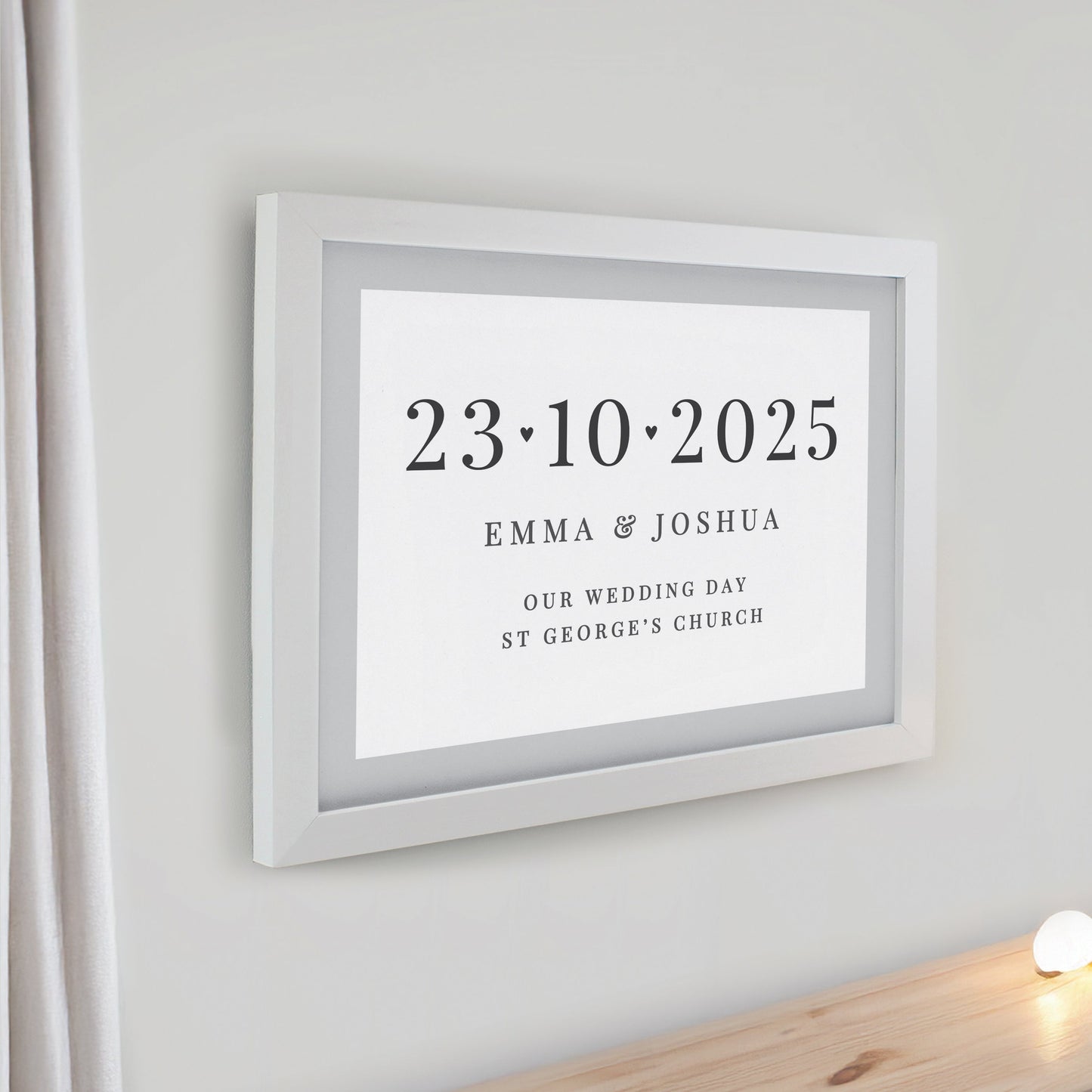 Personalised Special Date Framed Prints: 6 - Framed Prints By Gift Moments