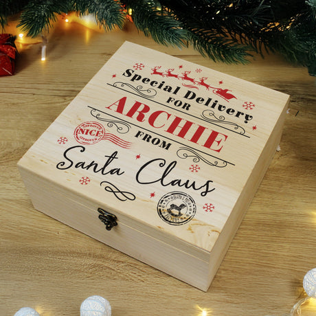 Personalised Special Delivery Christmas Eve Box: 2 - Storage By Gift Moments
