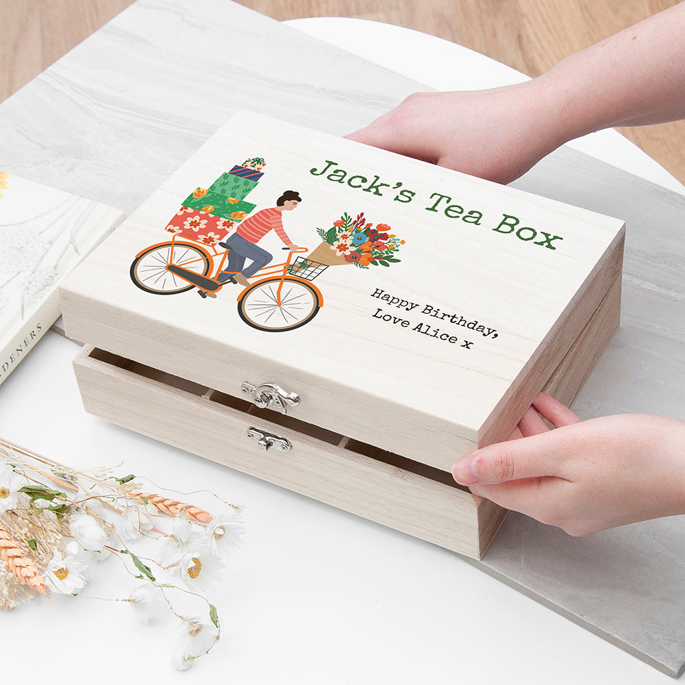 Personalised Special Delivery Tea Box Selection: 3 Tea Boxes By Gift Moments