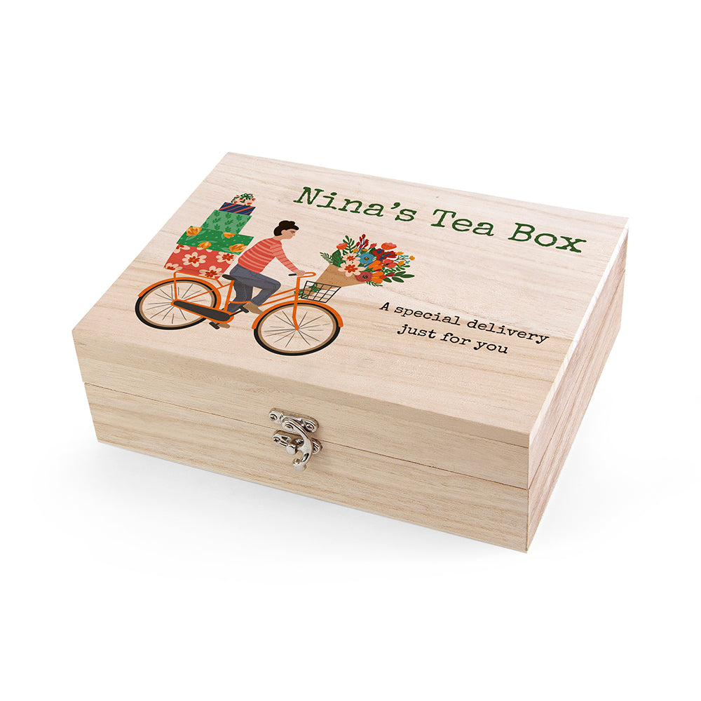 Personalised Special Delivery Tea Box Selection: 7 Tea Boxes By Gift Moments