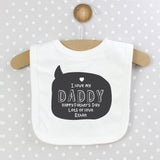 Personalised Speech Bubble Bib: 6 - Baby Clothing By Gift Moments