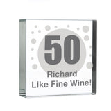 Personalised Spots Age Crystal Token: 4 - Crystal Tokens By Gift Moments