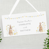 Personalised Spring Bunny Wooden Sign: 4 - Signs & Plaques By Gift Moments