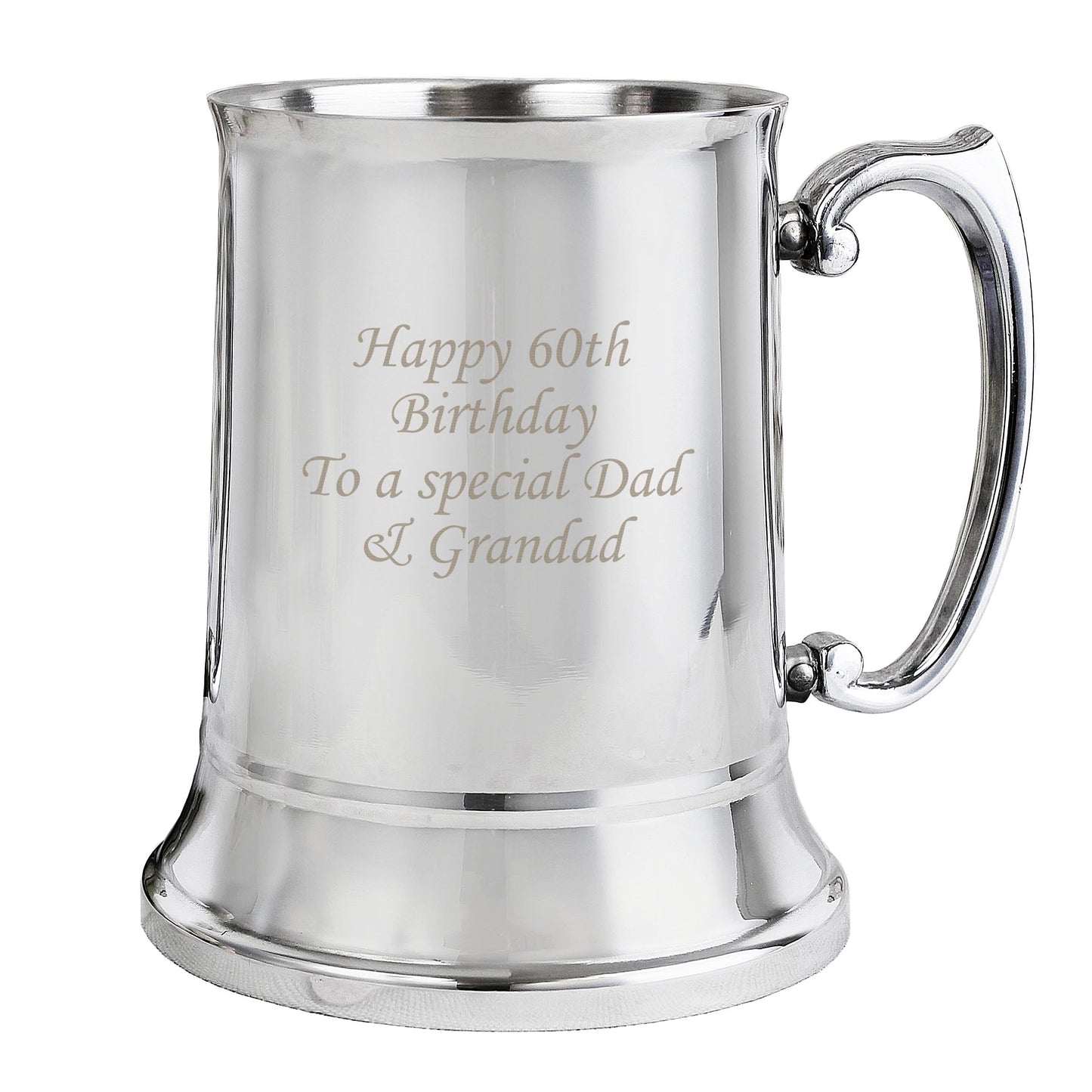 Personalised Stainless Steel Tankard: 4 - Tankards By Gift Moments