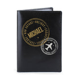Personalised Stamped Black Passport Holder: 2 - Passport Holders By Gift Moments