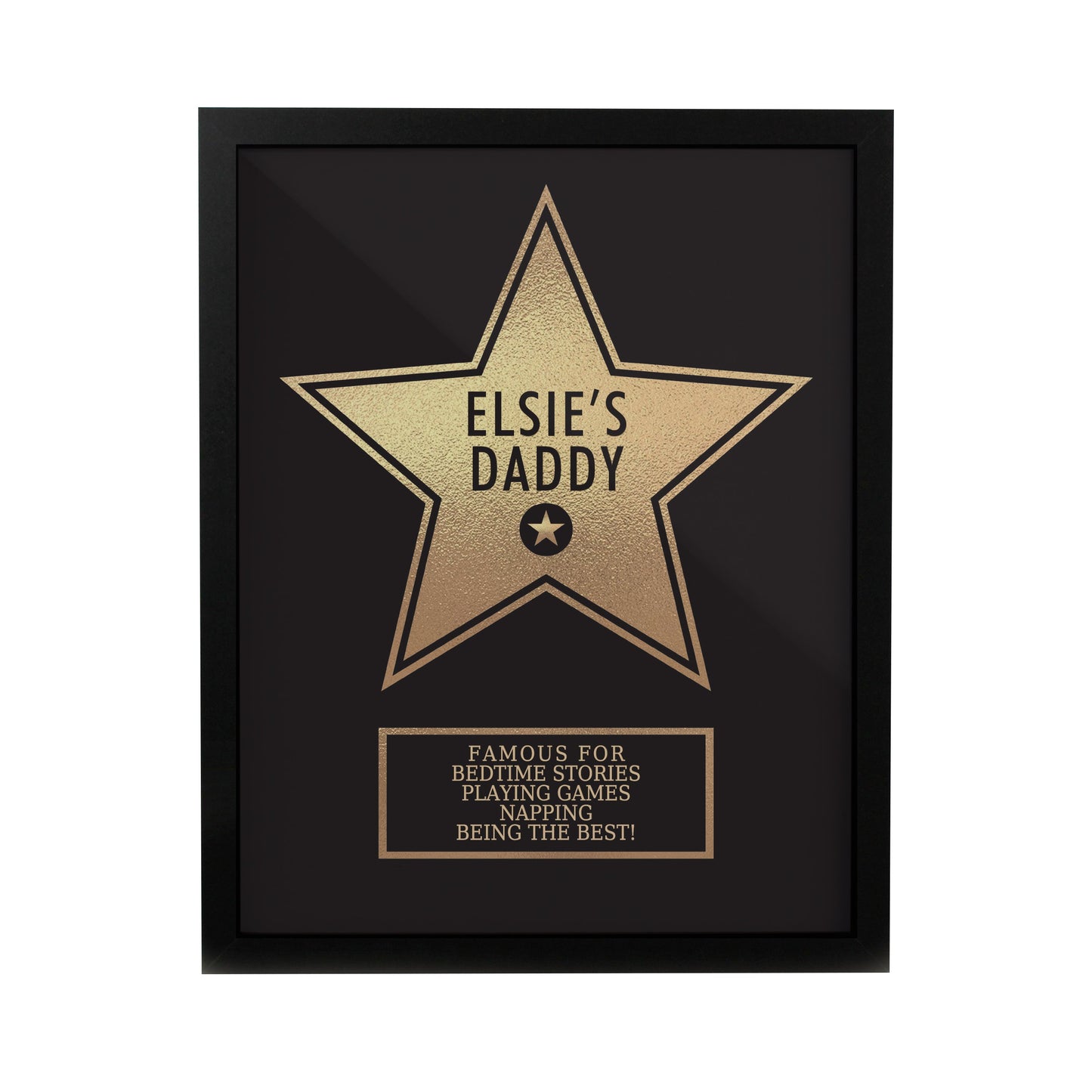 Personalised Star Award Framed Prints: 8 - Framed Prints By Gift Moments
