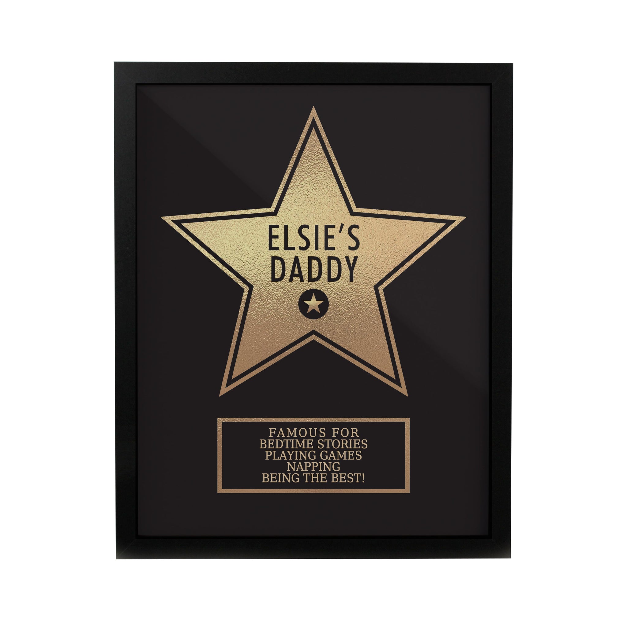 Personalised Star Award Framed Prints: 8 - Framed Prints By Gift Moments