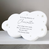 Personalised Stars Resin Memorial Cloud: 3 - Memorials By Gift Moments