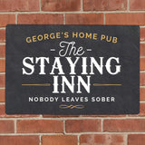 Personalised Staying Inn Metal Sign: 1 - Signs & Plaques By Gift Moments