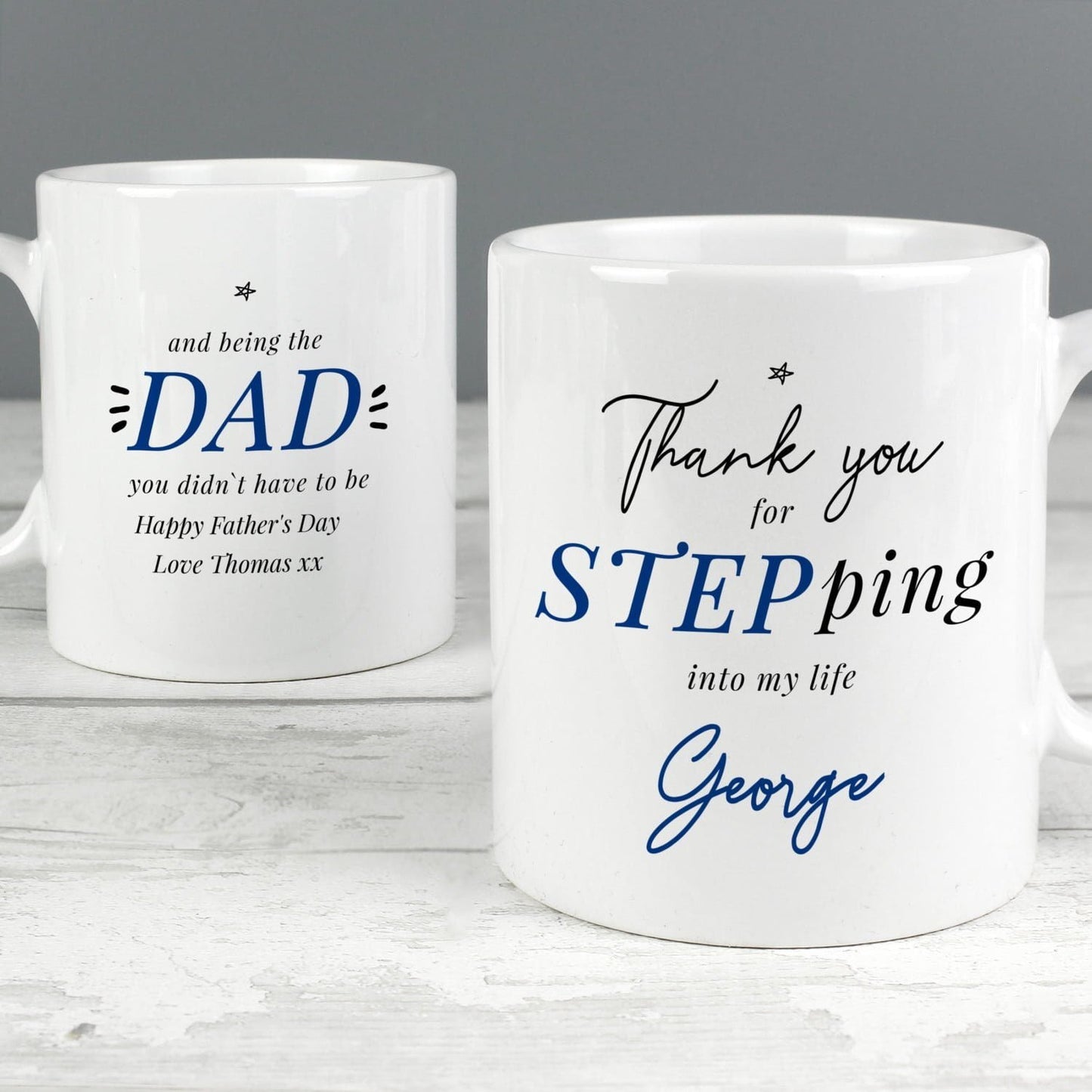 Personalised Step Dad Mug: 1 - Mugs By Gift Moments