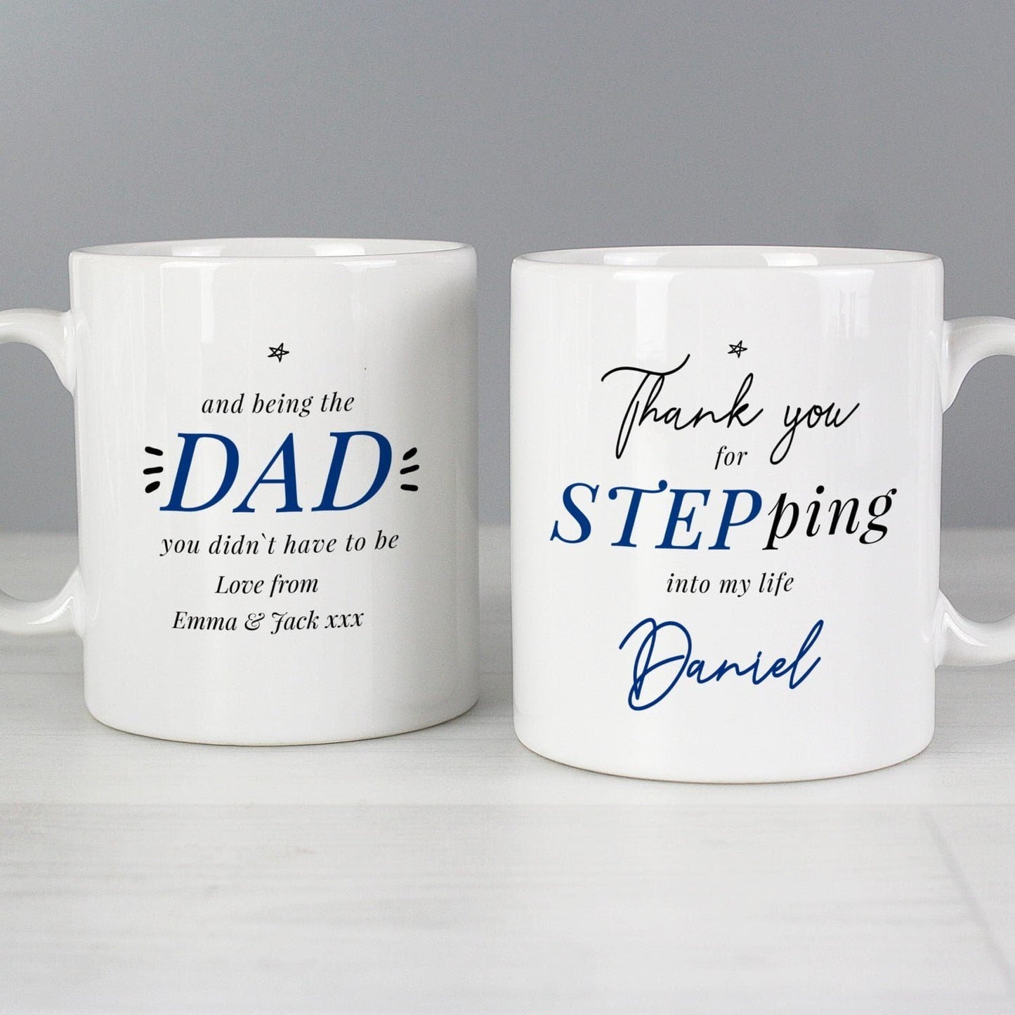 Personalised Step Dad Mug: 3 - Mugs By Gift Moments