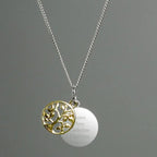 Personalised Sterling Silver & 9ct Gold Family Tree Of Life Necklace - Shop Necklaces At Gift Moments - 1
