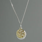 Personalised Sterling Silver & 9ct Gold Family Tree Of Life Necklace - Shop Necklaces At Gift Moments - 5
