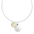Personalised Sterling Silver & 9ct Gold Family Tree Of Life Necklace - Shop Necklaces At Gift Moments - 3