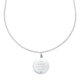 Personalised Sterling Silver & 9ct Gold St. Christopher Necklace: 5 - Necklaces By Gift Moments