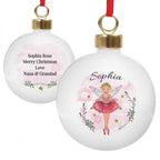 Personalised Sugar Plum Fairy Bauble - Shop Christmas Baubles At Gift Moments - 4