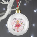 Personalised Sugar Plum Fairy Bauble - Shop Christmas Baubles At Gift Moments - 2