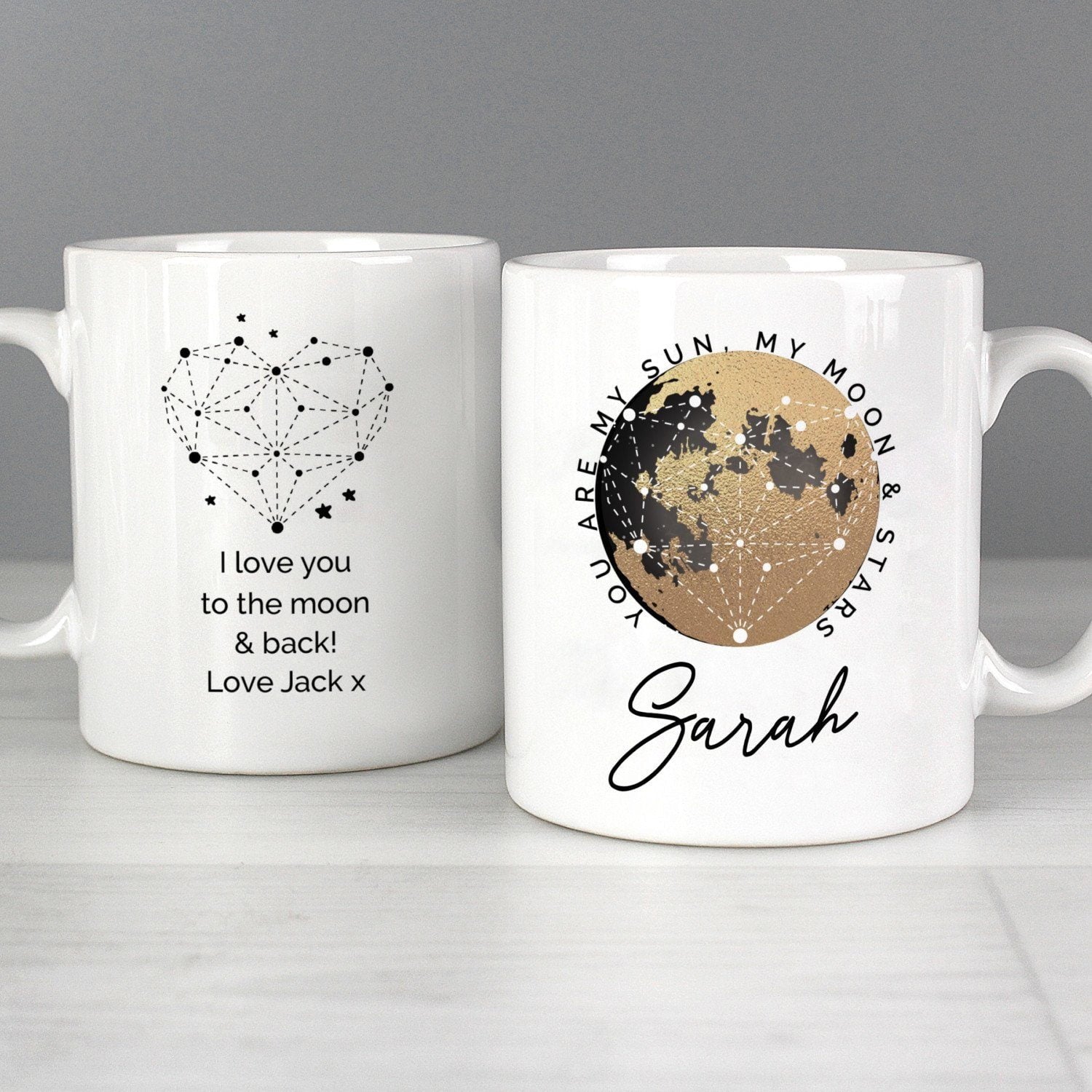 Personalised You Are My Sun My Moon Mug: 3 - Mugs By Gift Moments