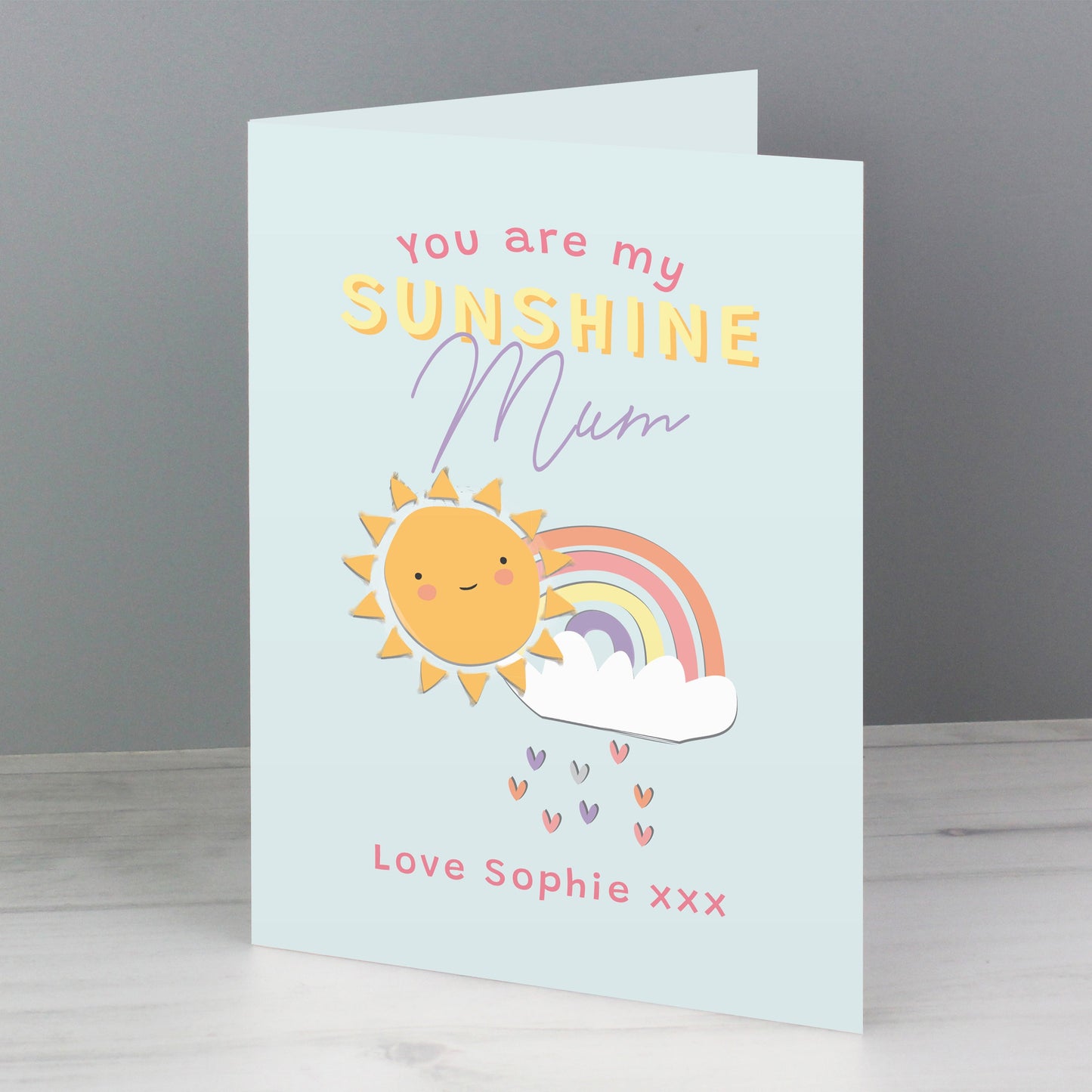 Personalised You Are My Sunshine Card: 4 - Greeting Cards By Gift Moments