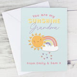 Personalised You Are My Sunshine Card: 1 - Greeting Cards By Gift Moments