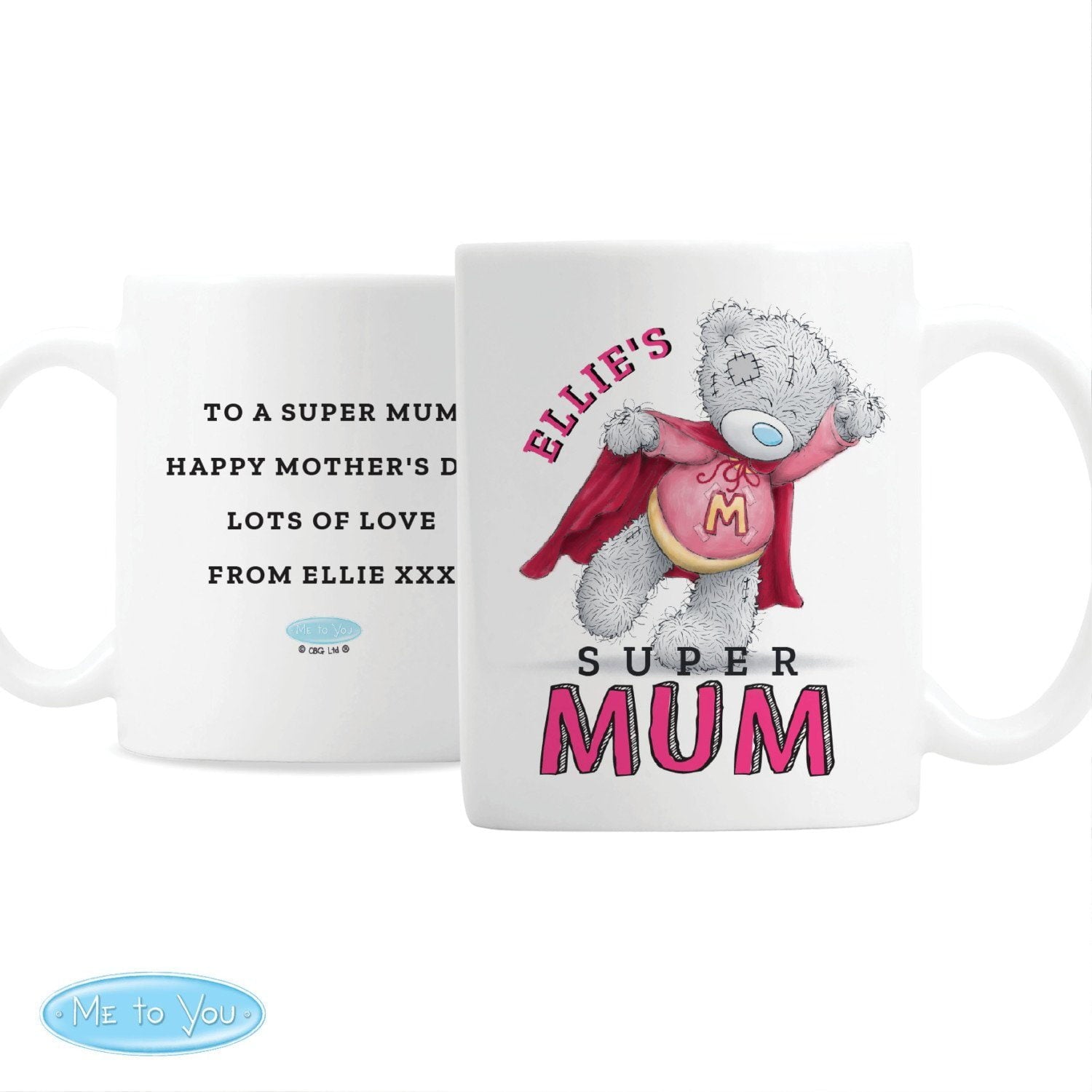 Personalised Me To You Super Mum Mug: 4 - Mugs