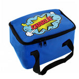 Personalised Superhero Blue Lunch Bag: 5 - Lunch Boxes & Bags By Gift Moments