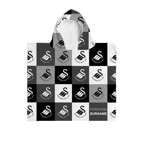 Personalised Swansea City AFC Kids Hooded Towel: 1 - Towels By Swansea City
