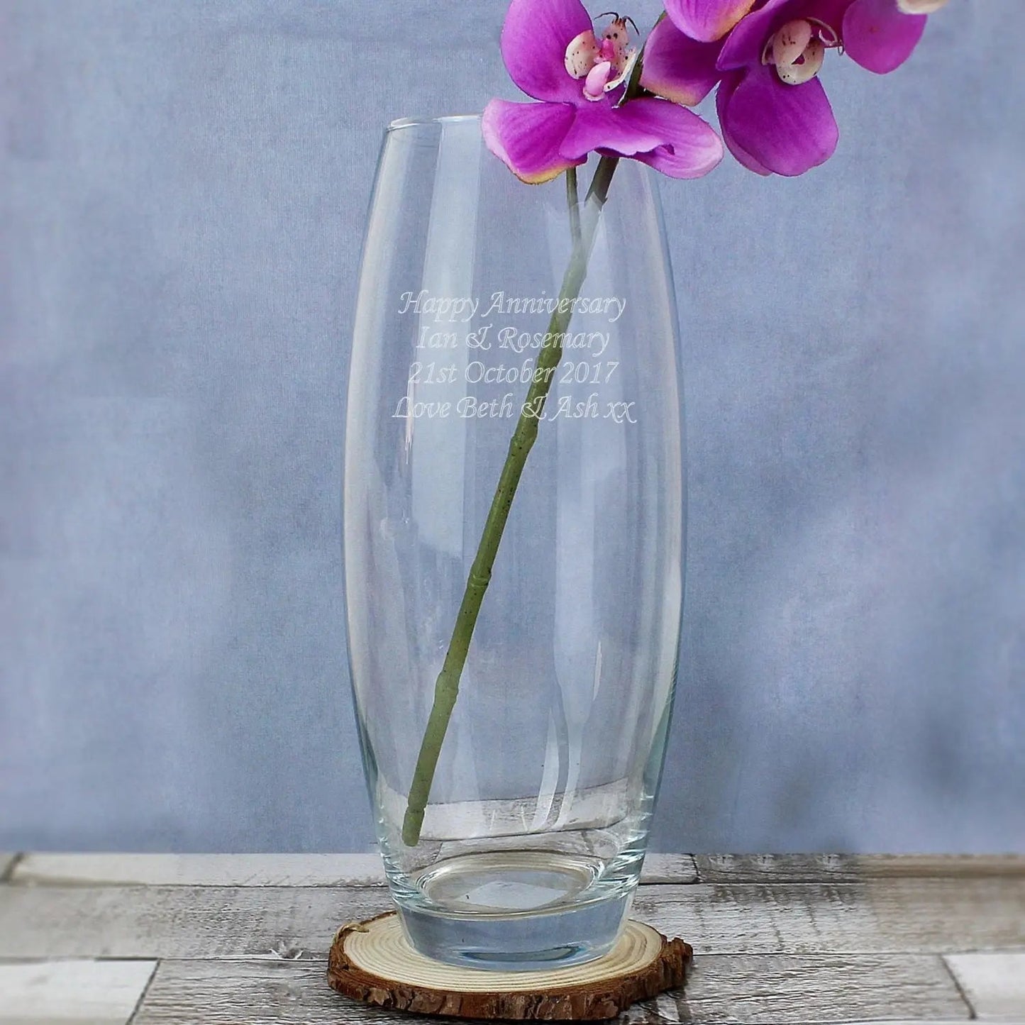 Personalised Tapered Bullet Vase: 4 - Vases By Gift Moments