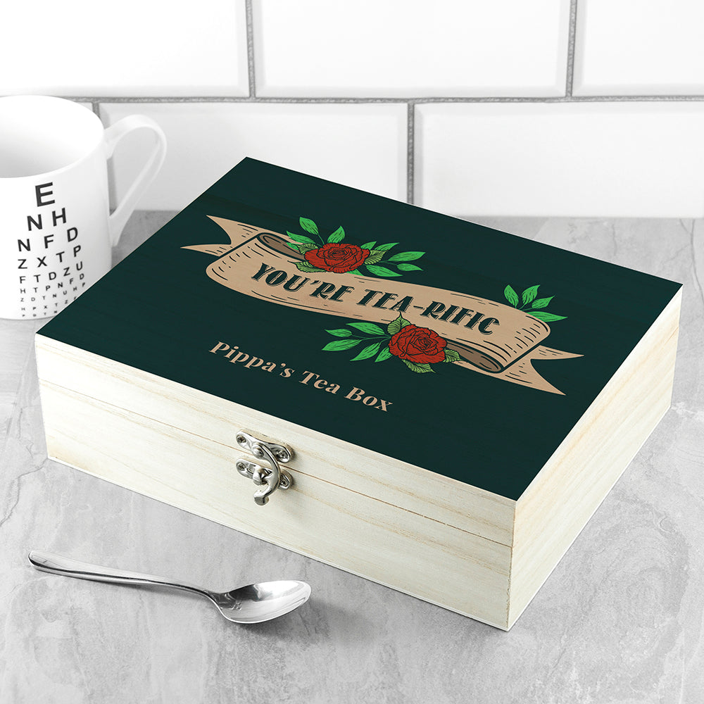 Personalised Tea rific Tea Box Selection: 1 Tea Boxes By Gift Moments