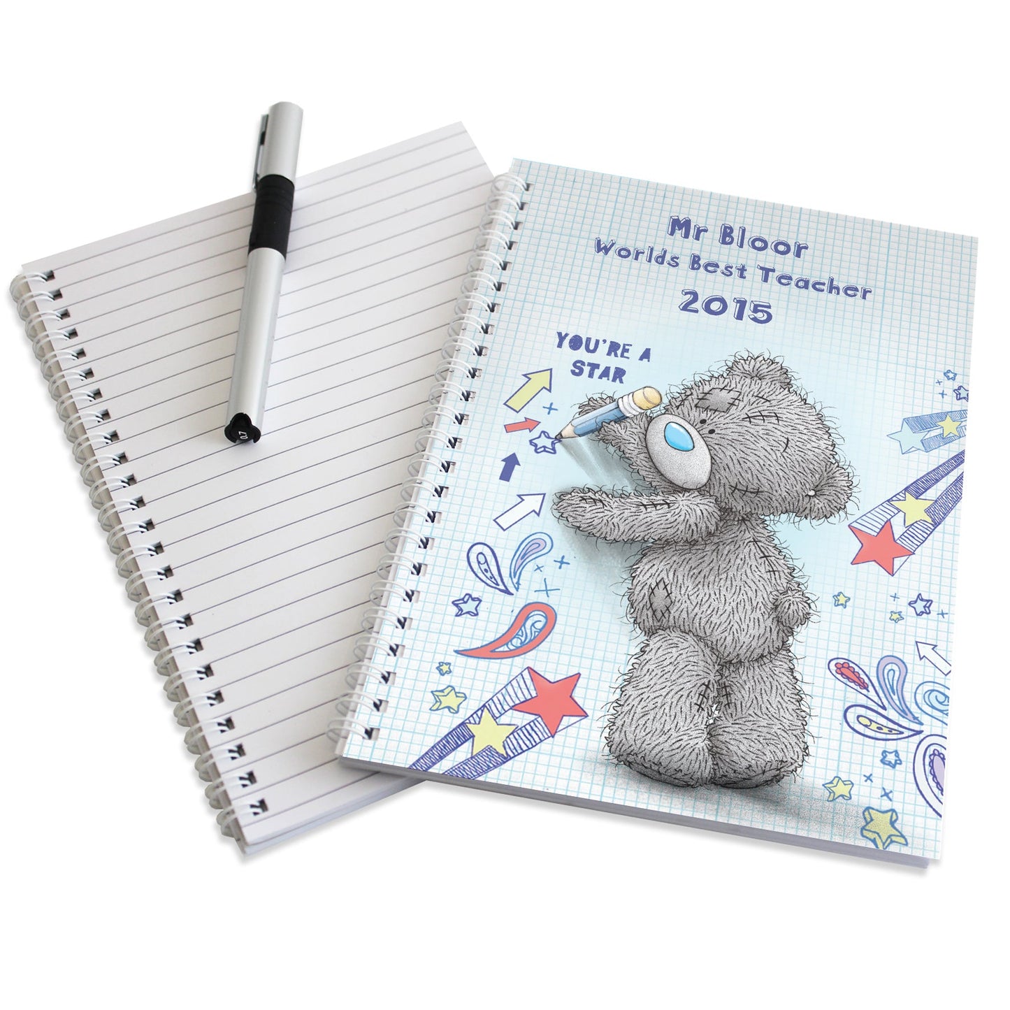 Personalised Me to You Teacher A5 Notebook: 2 - Notebooks
