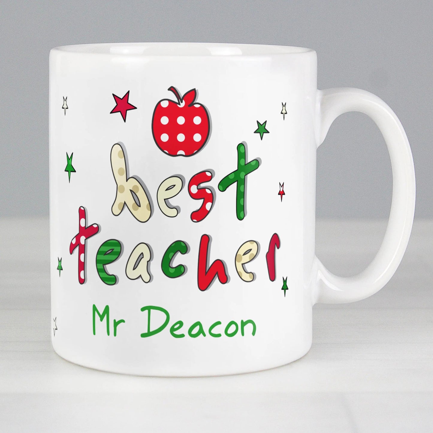 Personalised Teacher Mug: 1 - Mugs By Gift Moments