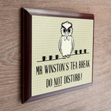 Personalised Teacher Do Not Disturb Plaque: 1 - Signs & Plaques By Gift Moments