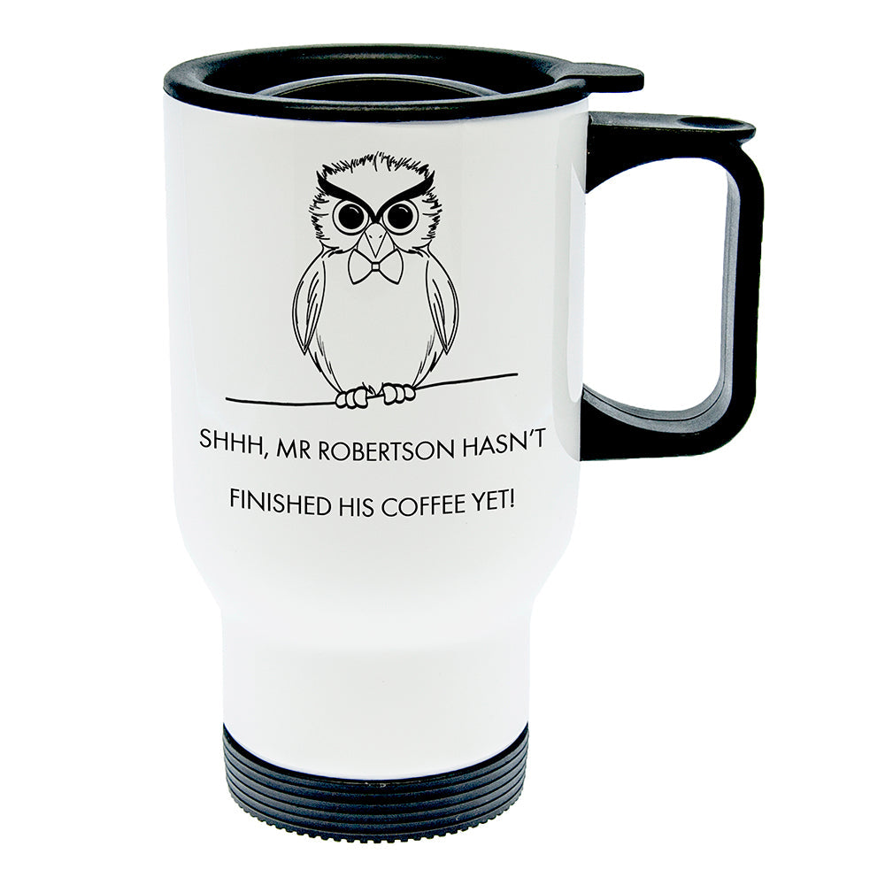 Personalised Teacher’s Shhhh Travel Mug: 3 - Travel Mugs By Gift Moments