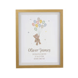 Personalised Teddy Balloon Framed Prints: 7 - Framed Prints By Gift Moments