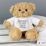 Personalised Teddy & Balloons Teddy Bear: 2 - Teddy Bears & Soft Toys By Gift Moments