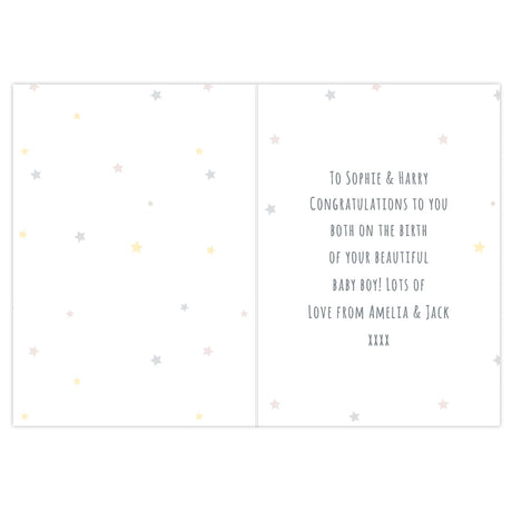 Personalised Teddy & Balloons Card: 4 - Greeting Cards By Gift Moments