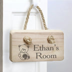 Personalised Teddy Wooden Sign - Shop Signs & Plaques At Gift Moments - 2