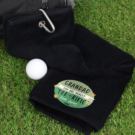Personalised Tee-rific Golf Towel: 2 - Golf Towels By Gift Moments