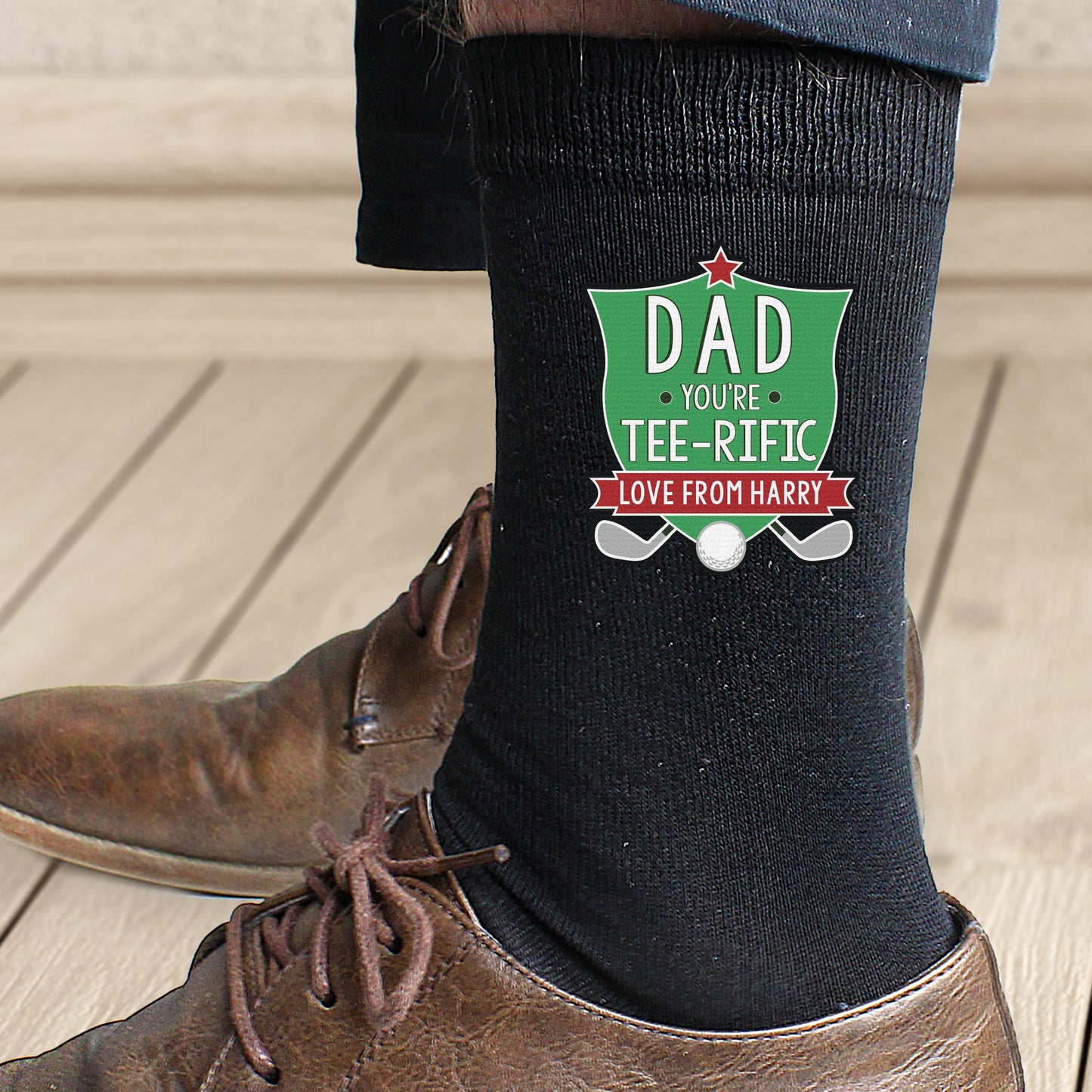 Personalised Tee-Rific Mens Socks: 1 - Clothing By Gift Moments