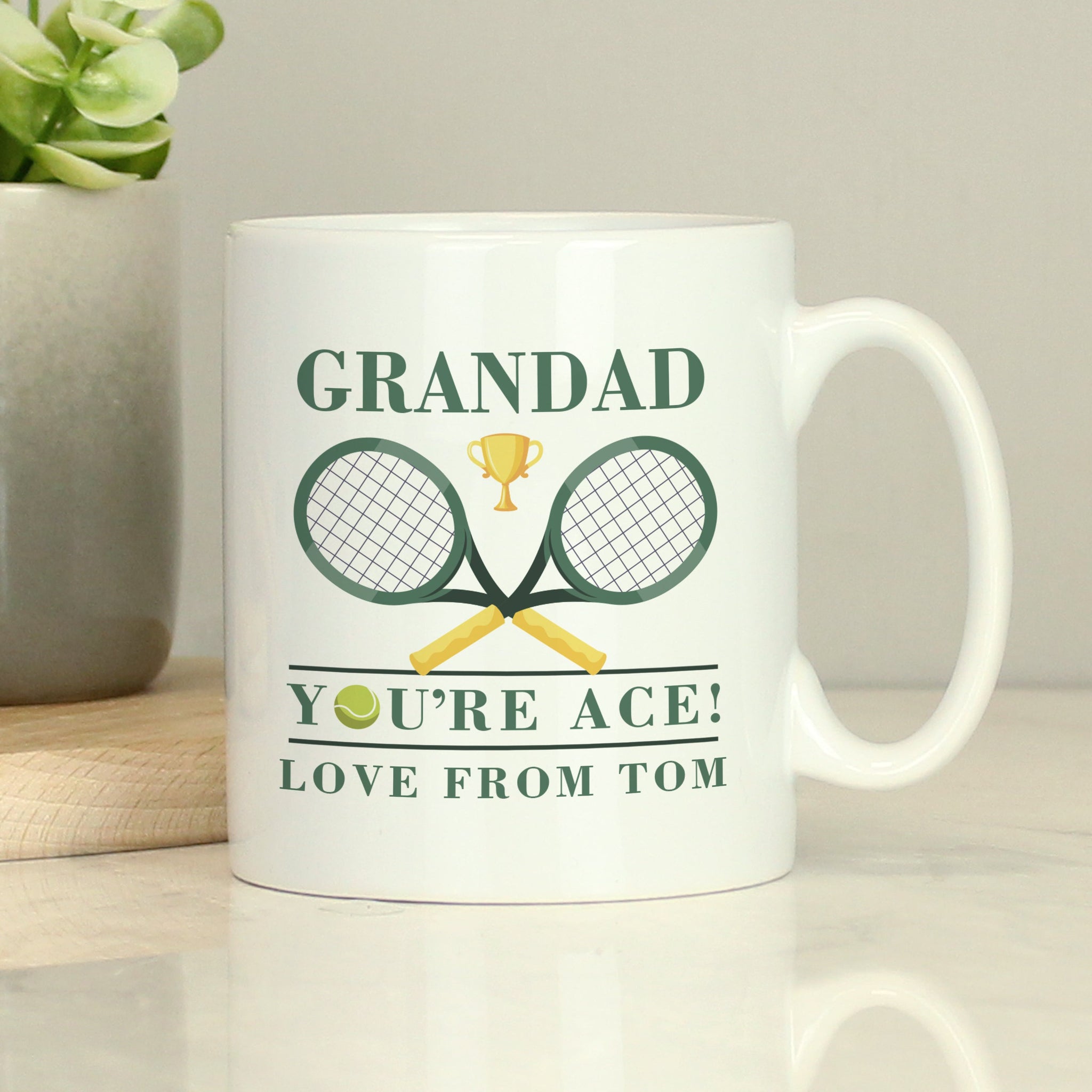 Personalised Tennis Mug: 1 - Mugs By Gift Moments