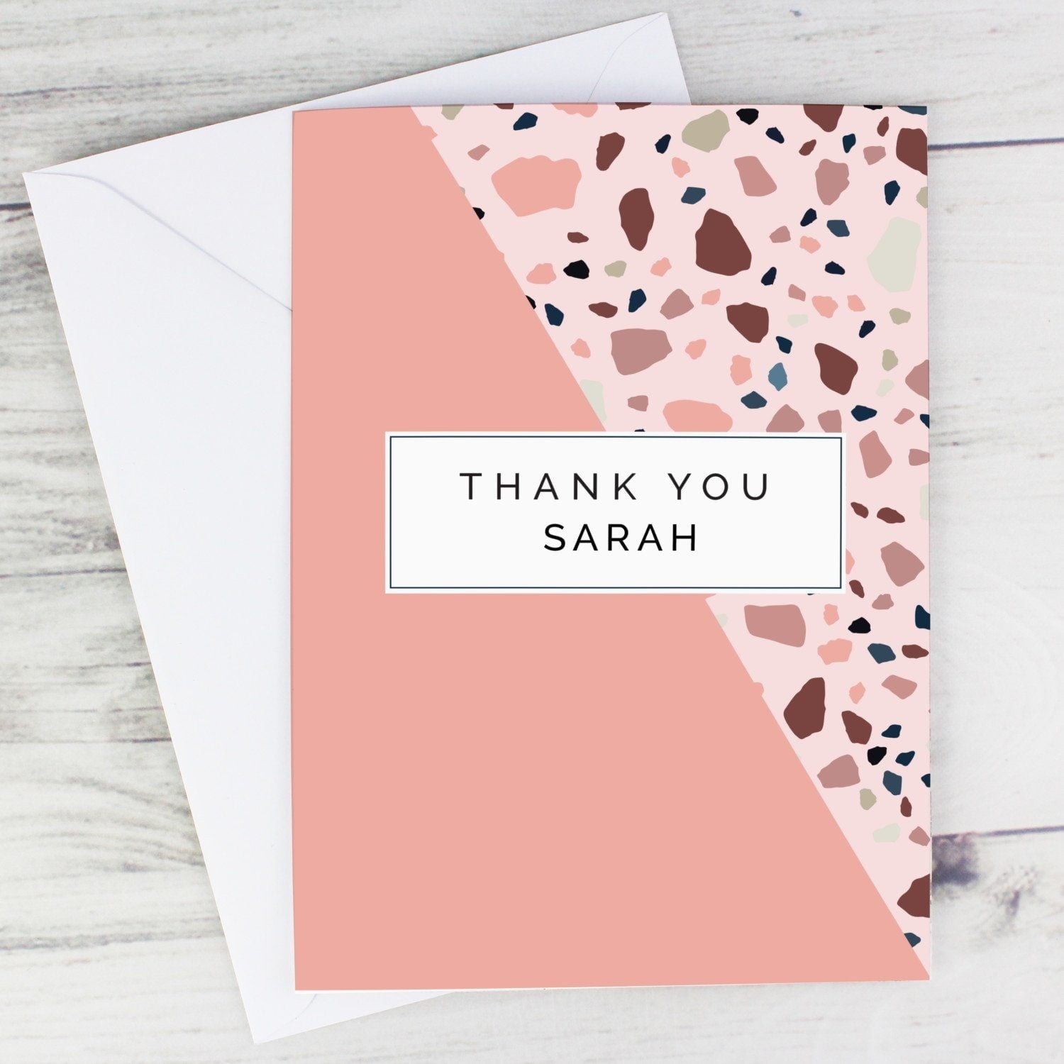Personalised Thank You Card: 2 - Greeting Cards By Gift Moments