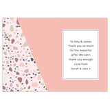 Personalised Thank You Card: 4 - Greeting Cards By Gift Moments
