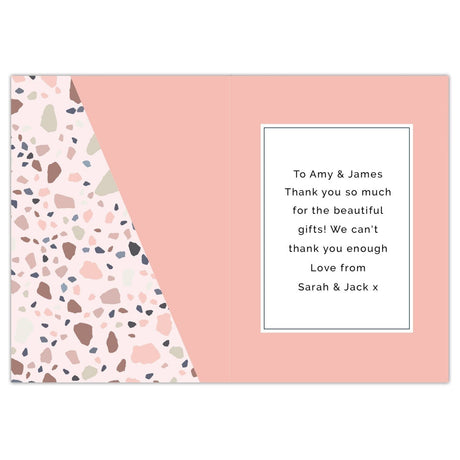 Personalised Thank You Card: 4 - Greeting Cards By Gift Moments