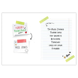 Personalised Thank You Teacher Card: 4 - Greeting Cards By Gift Moments