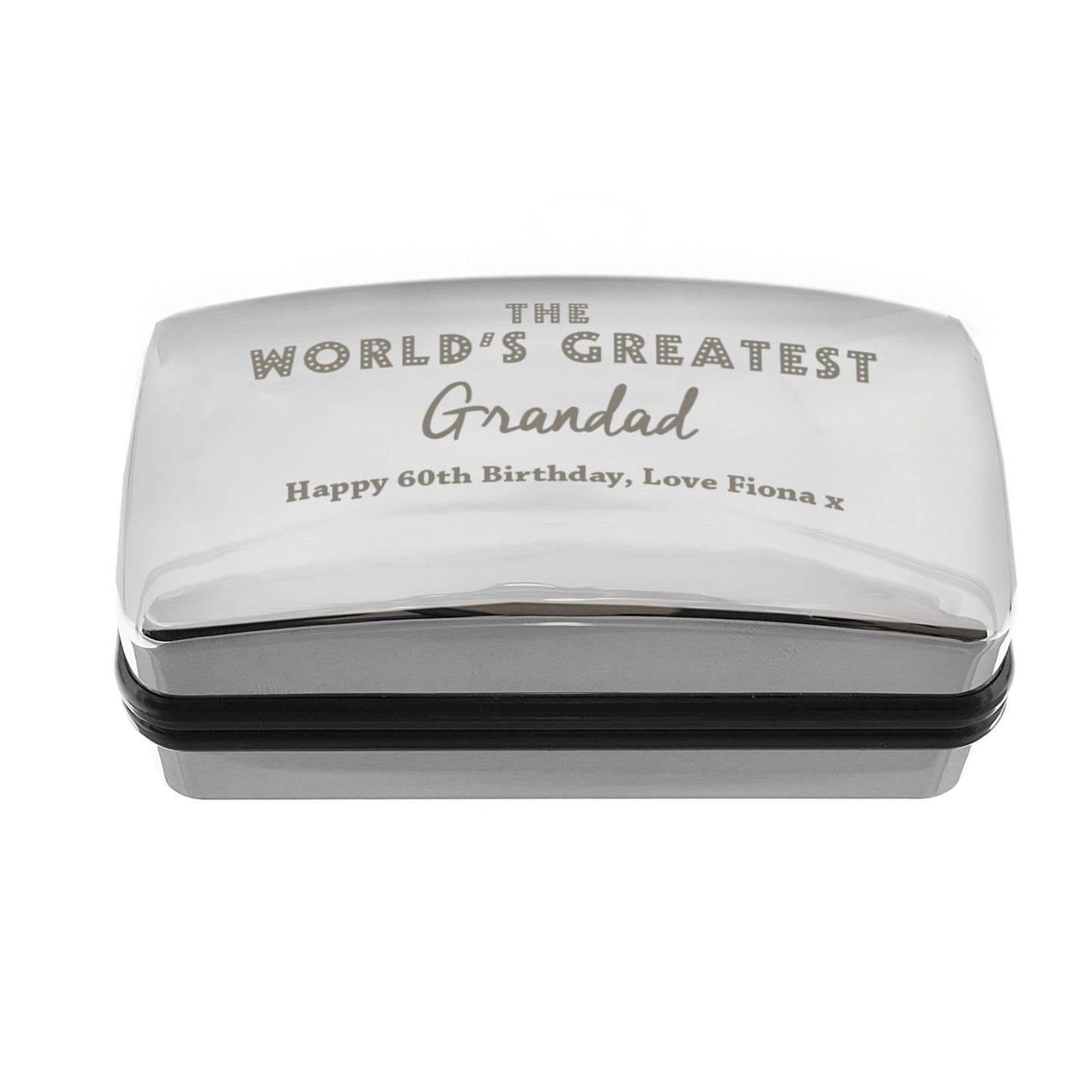 Personalised ’The World’s Greatest’ Cufflink Box: 5 - Cufflink Boxes By Gift Moments
