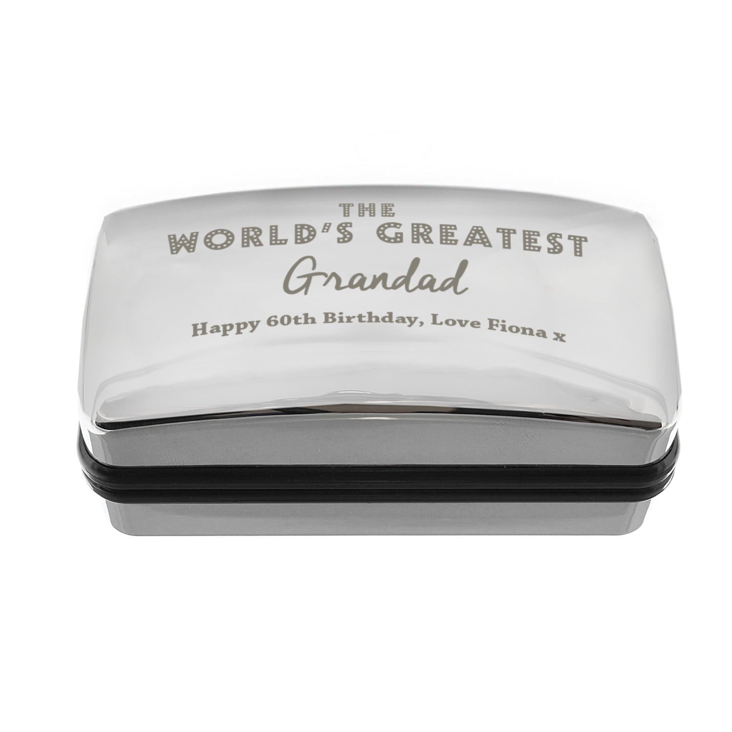 Personalised ’The World’s Greatest’ Cufflink Box: 5 - Cufflink Boxes By Gift Moments