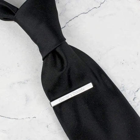 Personalised Tie Clip: 6 - Cufflinks & Tie Slides By Gift Moments