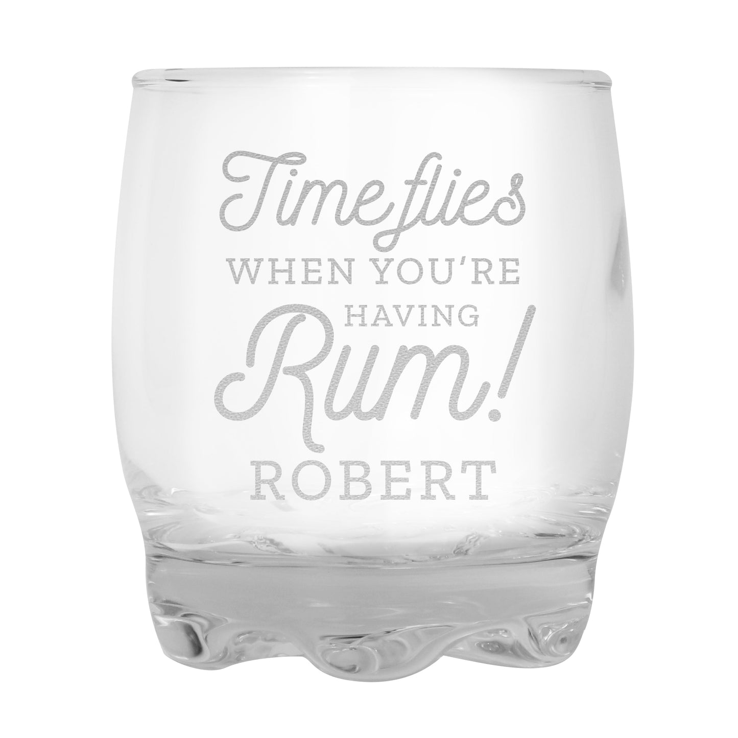 Personalised Time Flies When You’re Having Rum Tumbler: 5 - Tumblers By Gift Moments