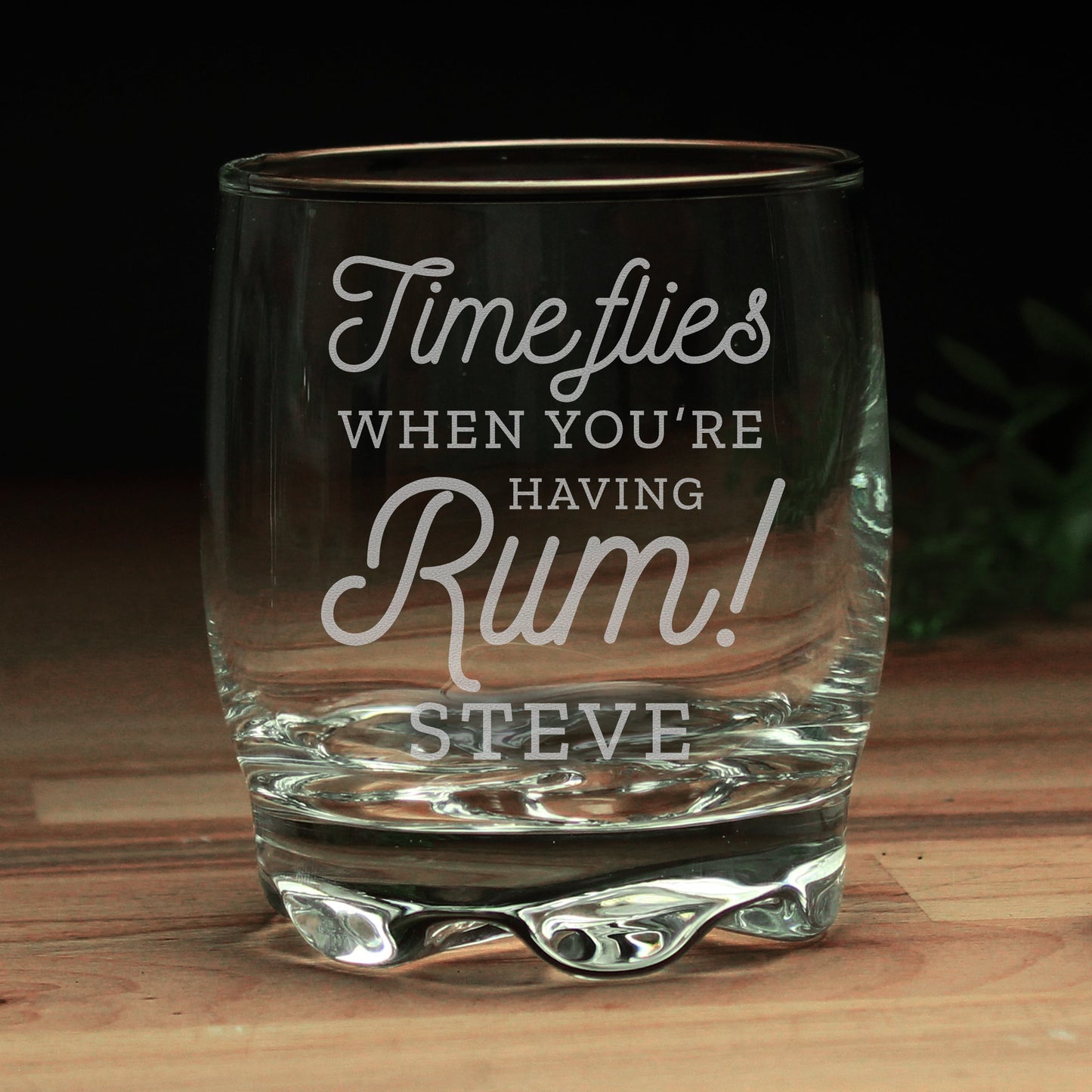 Personalised Time Flies When You’re Having Rum Tumbler: 2 - Tumblers By Gift Moments